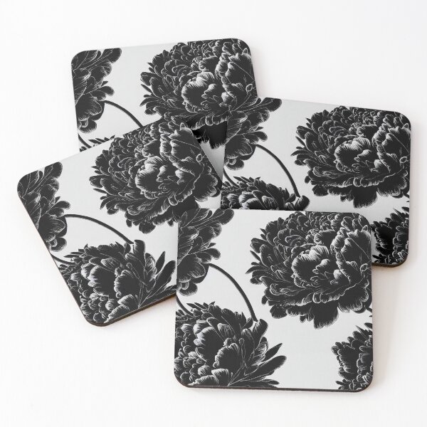 Item preview, Black peony designed and sold by Strongpassword1.