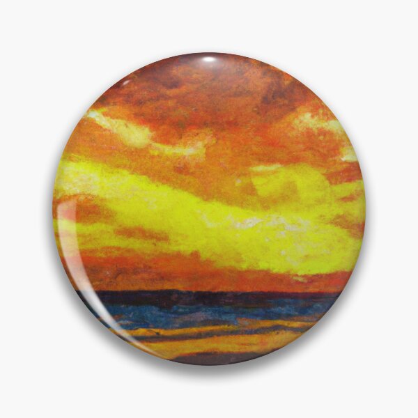Item preview, "Golden Horizon: Stunning Sea Sunset with Captivating Clouds" designed and sold by Sparkline.