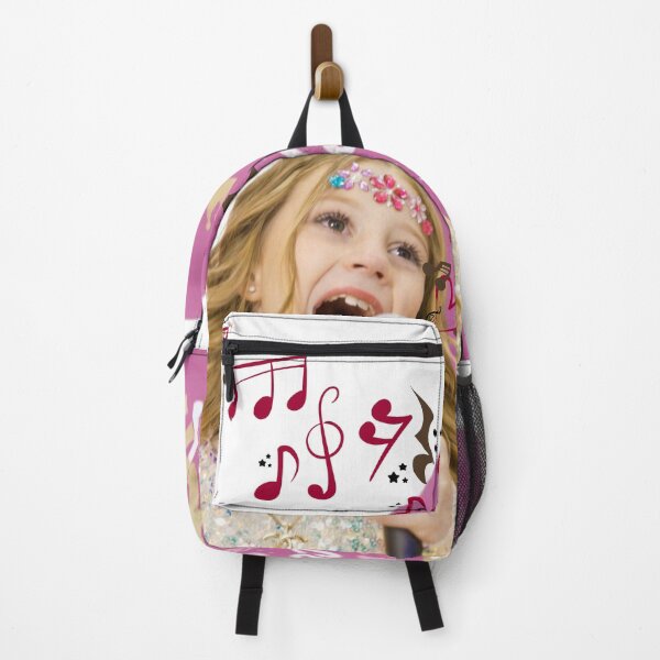 Item preview, Nastya singing with a microphone,like natsya birthday special designed and sold by theJuniorJams.
