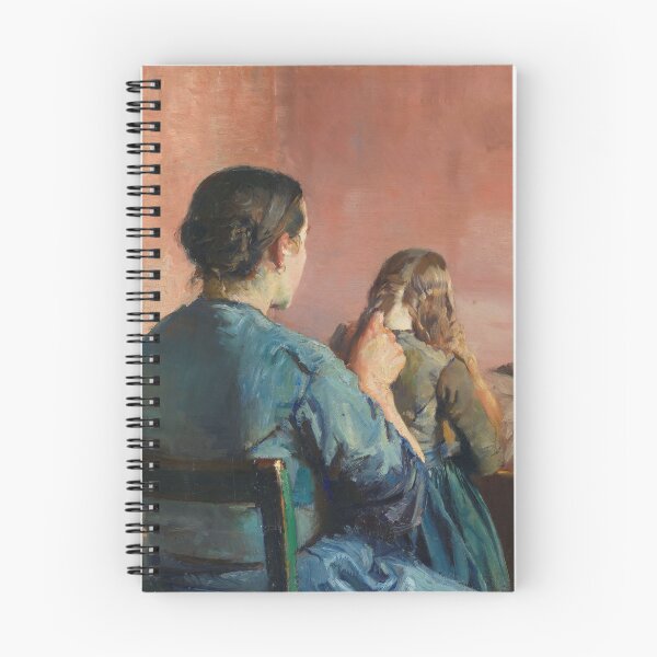 Item preview, Braiding her Hair by Christian Krohg, 1888  designed and sold by Vintage Wall Art.