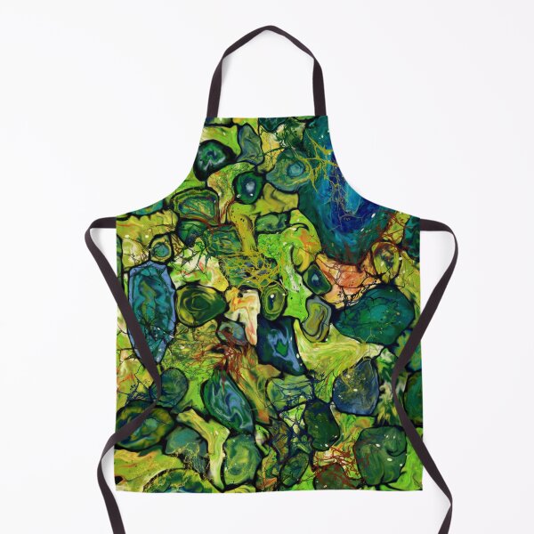 Item preview, Abstract Art - Liquid Art - blue green black designed and sold by Connys Colorful World.