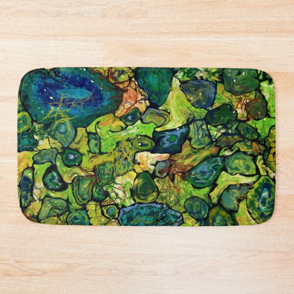 Item preview, Abstract Art - Liquid Art - blue green black designed and sold by Connys Colorful World.
