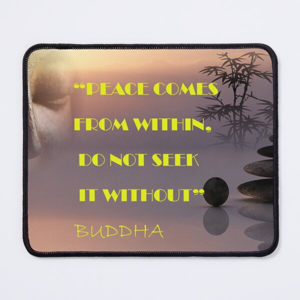 Item preview, Buddha Quote Peace Comes from Within. designed and sold by MoodysT's.