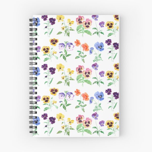 Item preview, Colorful pansy garden watercolor  designed and sold by SelenePaintings .