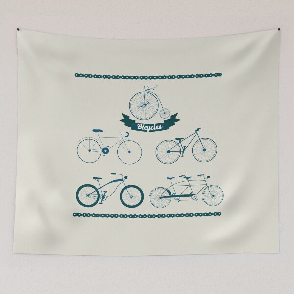 Item preview, Set of Different Bicycles in Vintage Style.  designed and sold by ivector.