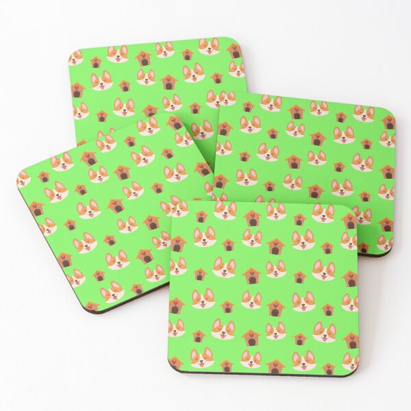 Item preview, pet house and corgi pattern designed and sold by angelescar.