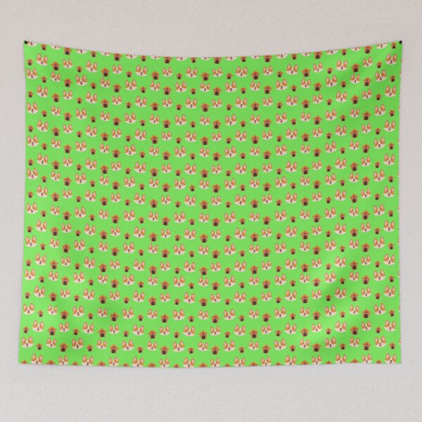 Item preview, pet house and corgi pattern designed and sold by angelescar.