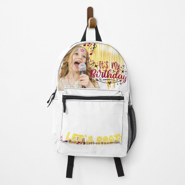Item preview, Nastya singing with a microphone, like natsya birthday special let's party designed and sold by theJuniorJams.