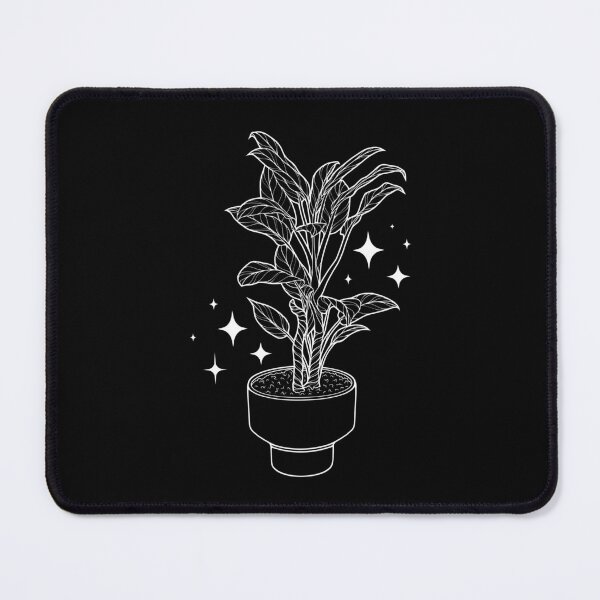 Item preview, Cute Little Plant (White Line Art) designed and sold by ObsidianDaz.