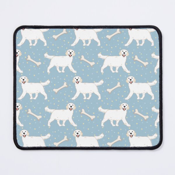 Item preview, Cute White Cream Golden Retriever designed and sold by Lulupainting.