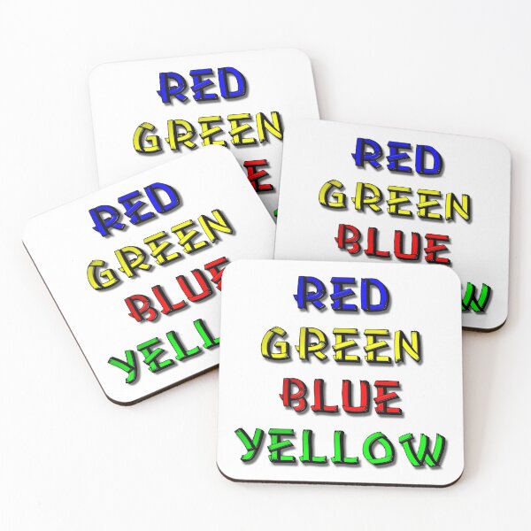 Item preview, Red Green Blue Yellow Brain Teaser designed and sold by MarkUK97.