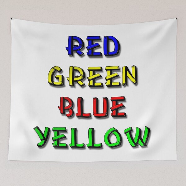 Item preview, Red Green Blue Yellow Brain Teaser designed and sold by MarkUK97.