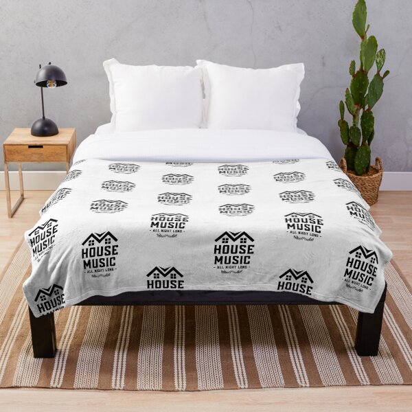 Item preview, HOUSE MUSIC - All Night Long Roof (Black)  designed and sold by Discothreadz.