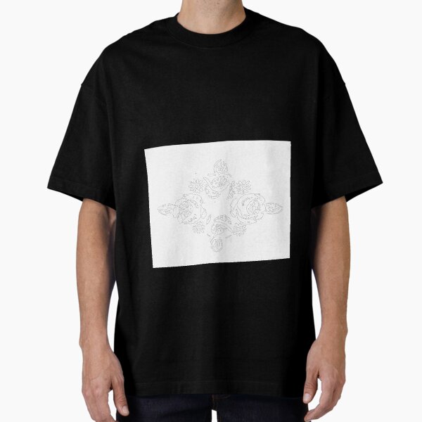 Item preview, Canal flowers black & white sketch designed and sold by designbywhacky.