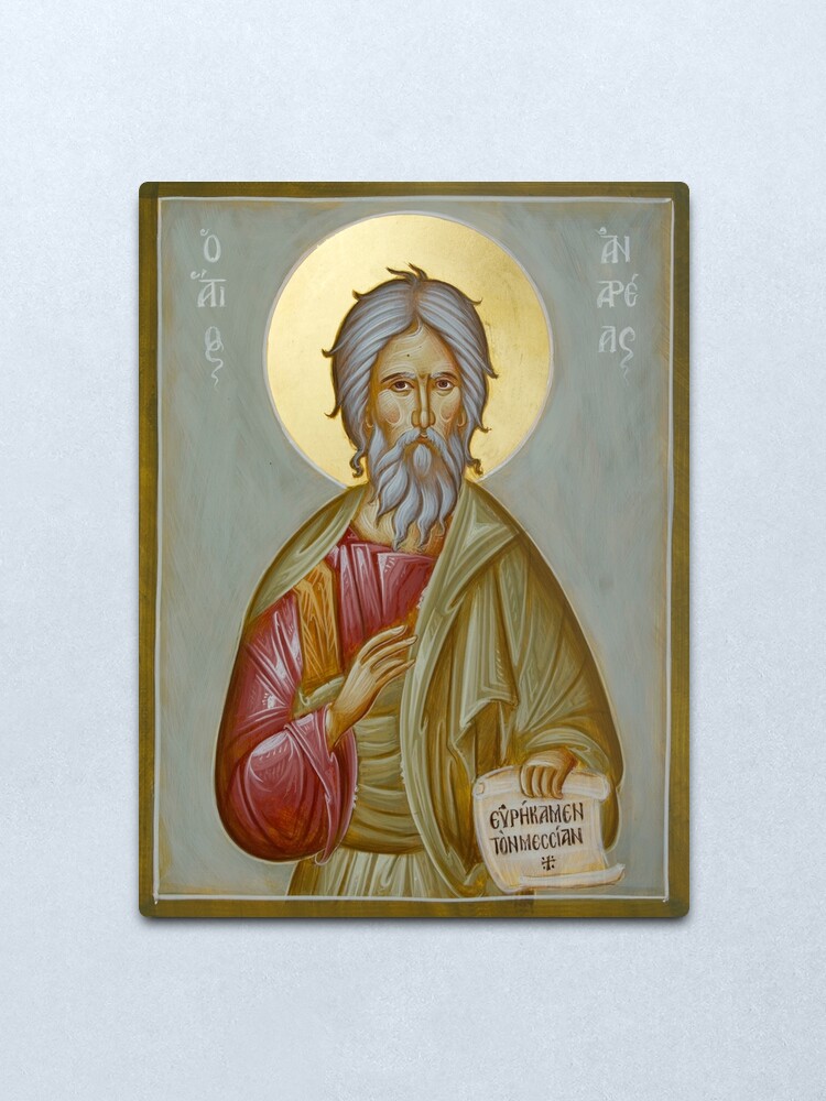 Alternate view of St Andrew the Apostle and First-Called Metal Print
