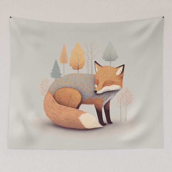Item preview, Cute Fox in the Woods designed and sold by Soria Moria.