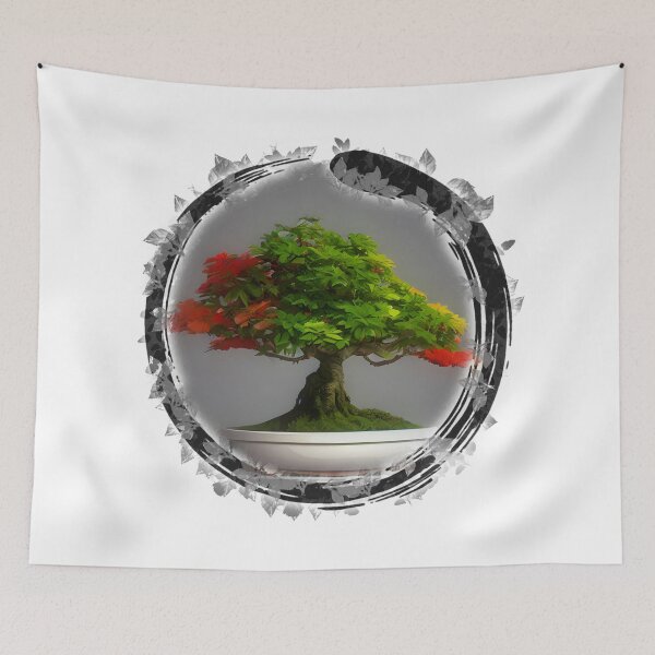 Item preview, Hibiscus tree bonsai, Zen designed and sold by Digisabella.