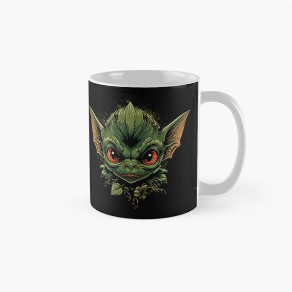 Aperçu de l'œuvre Création de logo rétro créature Gremlin Elf vert créée et vendue par ArcadeVault.