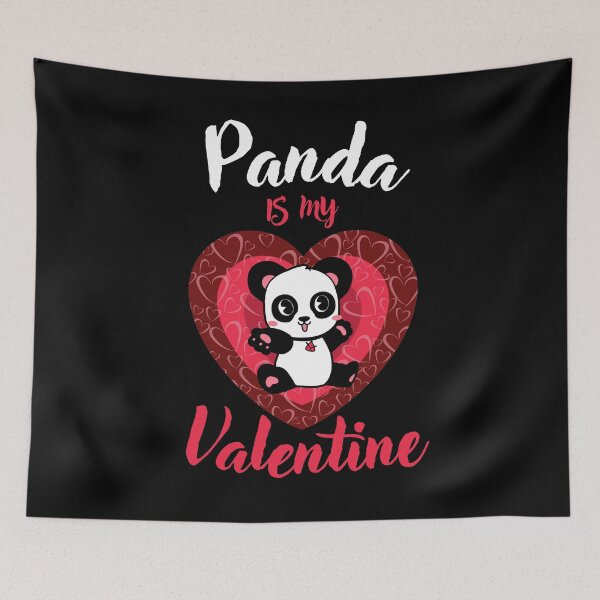 Item preview, Panda is my valentine designed and sold by Conrad-Geordz.