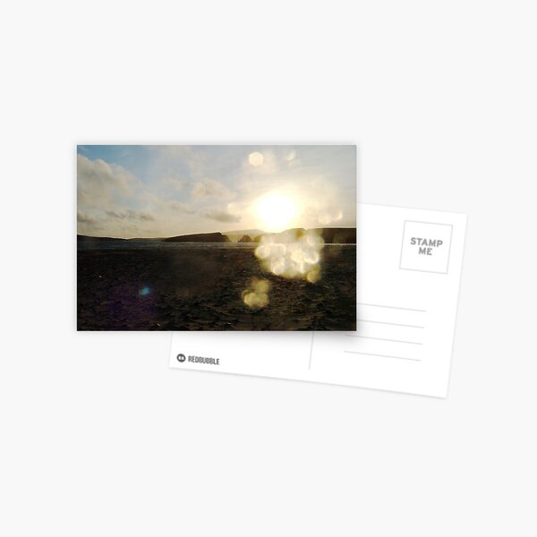 The bright sun at St Ninians Postcard