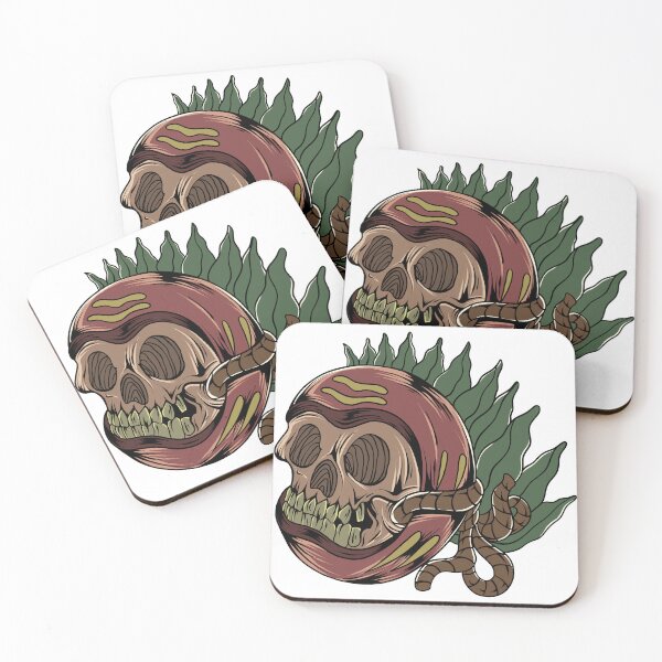 Item preview, Daruma skull designed and sold by 995dsgn.