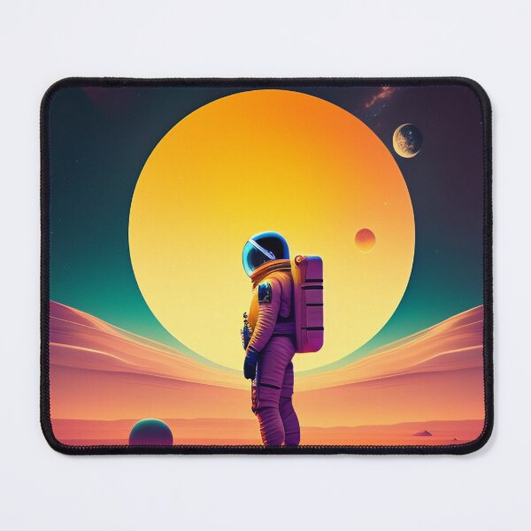 Item preview, Lone astronaut alone in different planet concept art 2 designed and sold by vishalraifx.
