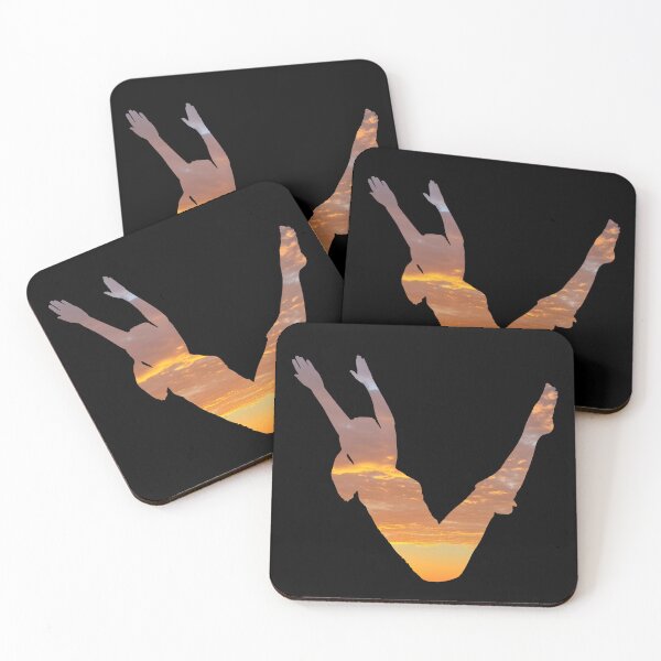 Item preview, Pilates silhouette sunset designed and sold by Pixtela ..