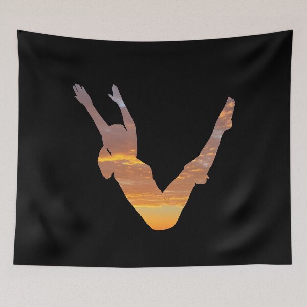 Item preview, Pilates silhouette sunset designed and sold by Pixtela ..
