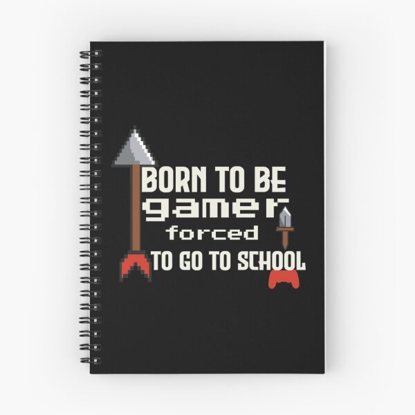 Item preview, Born To Be A Gamer Forced To Go To School. Video Game Controller illustration designed and sold by vincentdega66.