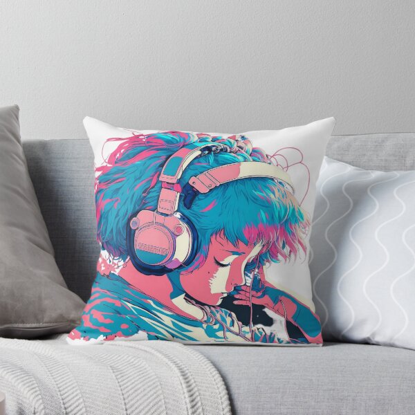 Item preview, Lofi Girl with Headphones  designed and sold by Hestilyass.