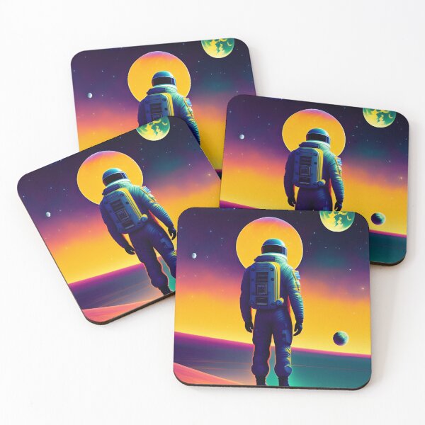 Item preview, Lone astronaut alone in different planet concept art 4 designed and sold by vishalraifx.