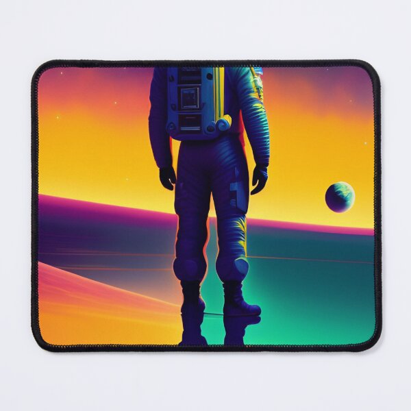 Item preview, Lone astronaut alone in different planet concept art 4 designed and sold by vishalraifx.