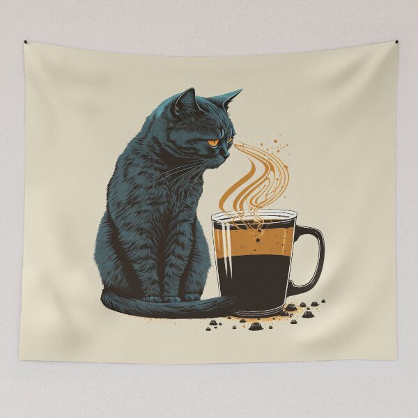 Item preview, Coffee Cat designed and sold by Bondoboxy.