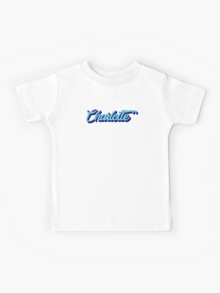 Retro Charlotte Hornets Vintage Kids T-Shirt for Sale by van-dal