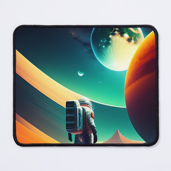 Item preview, Lone astronaut alone in different planet concept art 6 designed and sold by vishalraifx.
