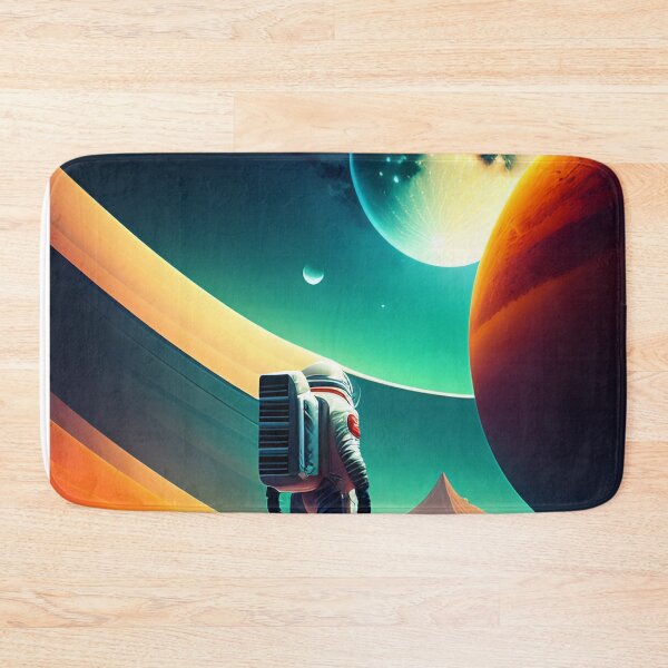 Item preview, Lone astronaut alone in different planet concept art 6 designed and sold by vishalraifx.