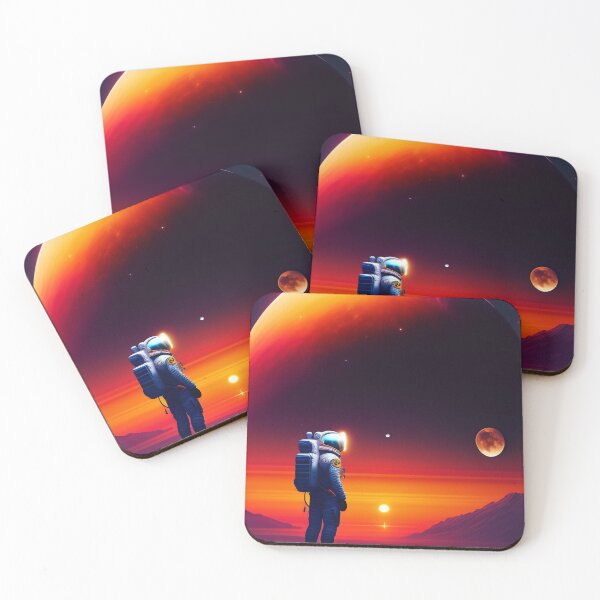 Item preview, Lone astronaut alone in different planet concept art 7 designed and sold by vishalraifx.
