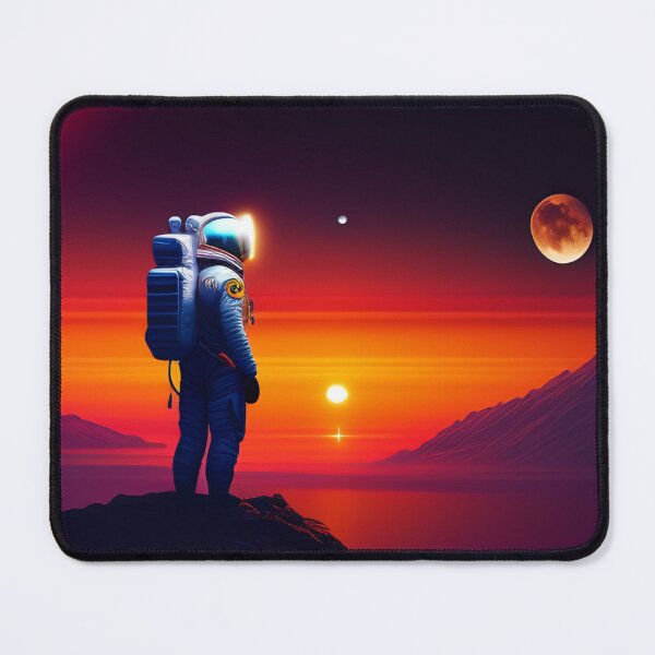 Item preview, Lone astronaut alone in different planet concept art 7 designed and sold by vishalraifx.