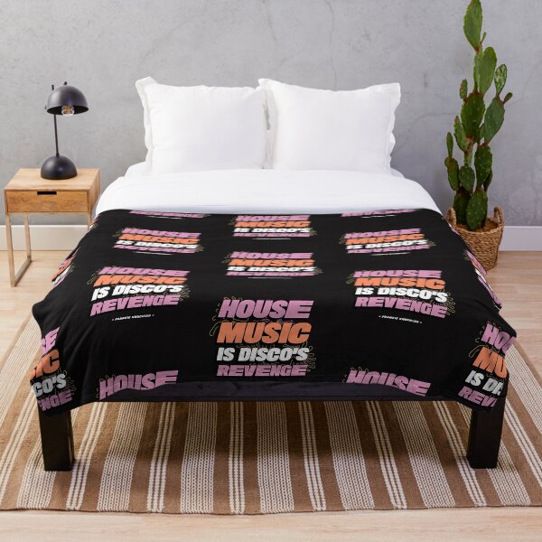 Aperçu de l'œuvre LA MUSIQUE HOUSE EST LA REVANCHE DU DISCO - Frankie Knuckles créée et vendue par Discothreadz.