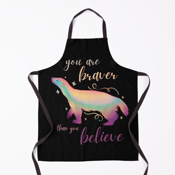 Aperçu de l'œuvre Vous êtes plus courageux que vous ne le croyez Rainbow Honey Badger créée et vendue par brytfanna.