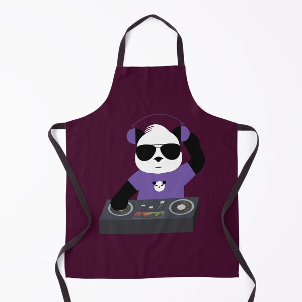 Item preview, Dj Panda with purple shirt designed and sold by Dalevalart.
