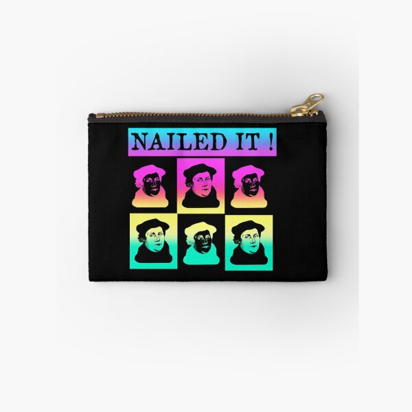 Item preview, Martin Luther Nailed it 500 Years Protestant Reformation rainbow designed and sold by funnytshirtemp.