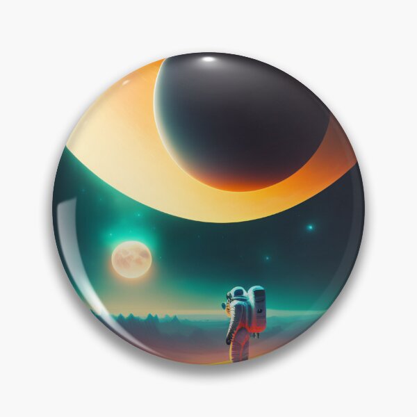Item preview, Lone astronaut alone in different planet concept art 8 designed and sold by vishalraifx.