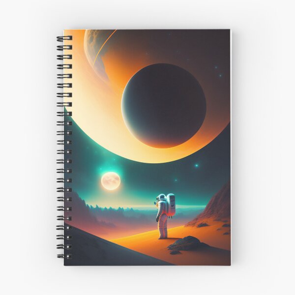 Item preview, Lone astronaut alone in different planet concept art 8 designed and sold by vishalraifx.