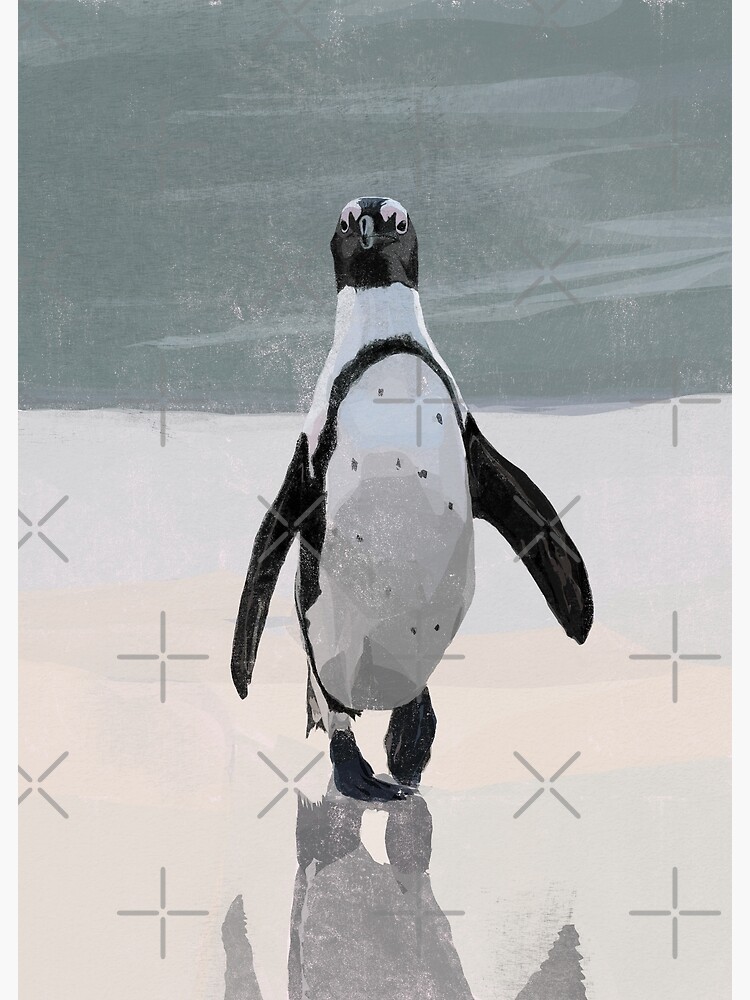 Poster mit Pinguin von Fellball