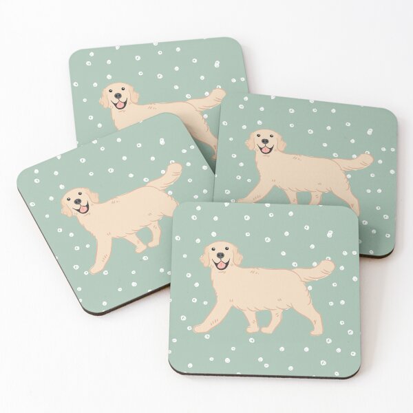 Item preview, Cute Light Golden Retriever designed and sold by Lulupainting.