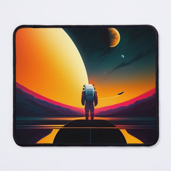 Item preview, Lone astronaut alone in different planet concept art 9 designed and sold by vishalraifx.