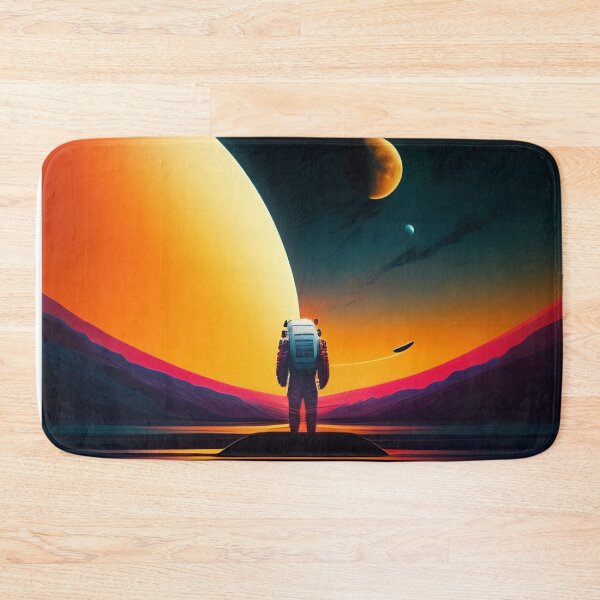 Item preview, Lone astronaut alone in different planet concept art 9 designed and sold by vishalraifx.