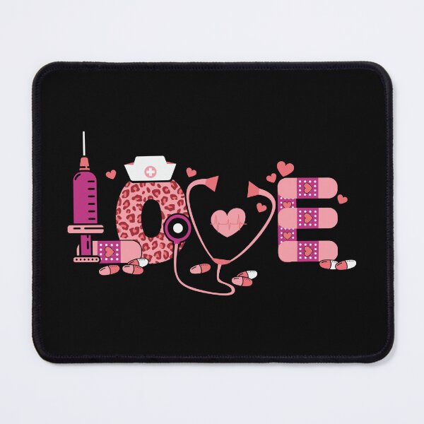 Item preview, Girls Women Nurses Valentines Day Hearts Stethoscope - "Heart of Healthcare: A Valentine's Day Tribute to Girls, Women, and Nurses with Stethoscopes" designed and sold by sweary12.