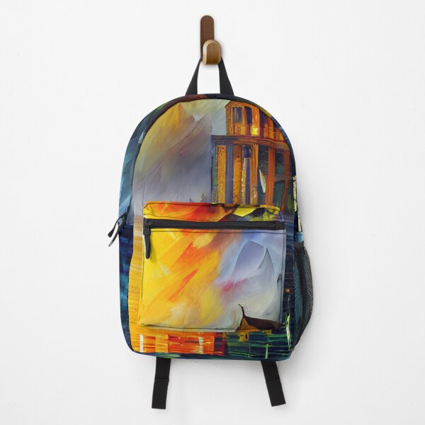 Item preview, Colorful Oleo House in the Corner Scene designed and sold by AmazinfArt.